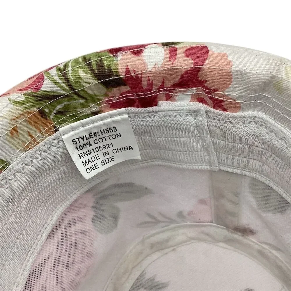 Women's Floral Fedora Hat Multicolor One Size‎